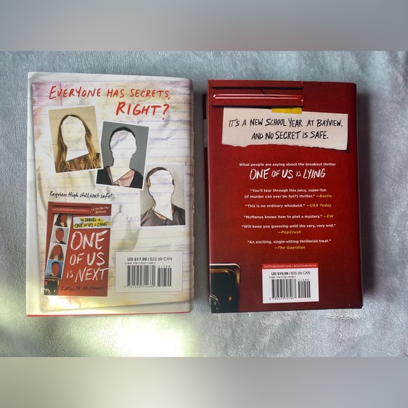 One Of Us Is Lying / One Of Us Is Next Hardcover Books - Picture 2 of 2